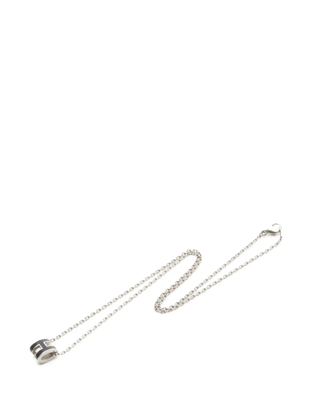 Hermès Pre-Owned 2010s Mini Pop H necklace - Argento