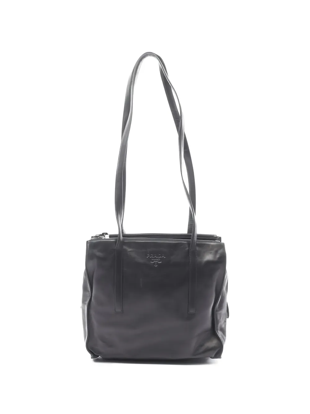 Prada Pre-Owned 2000s nappa-leather shoulder bag - Nero