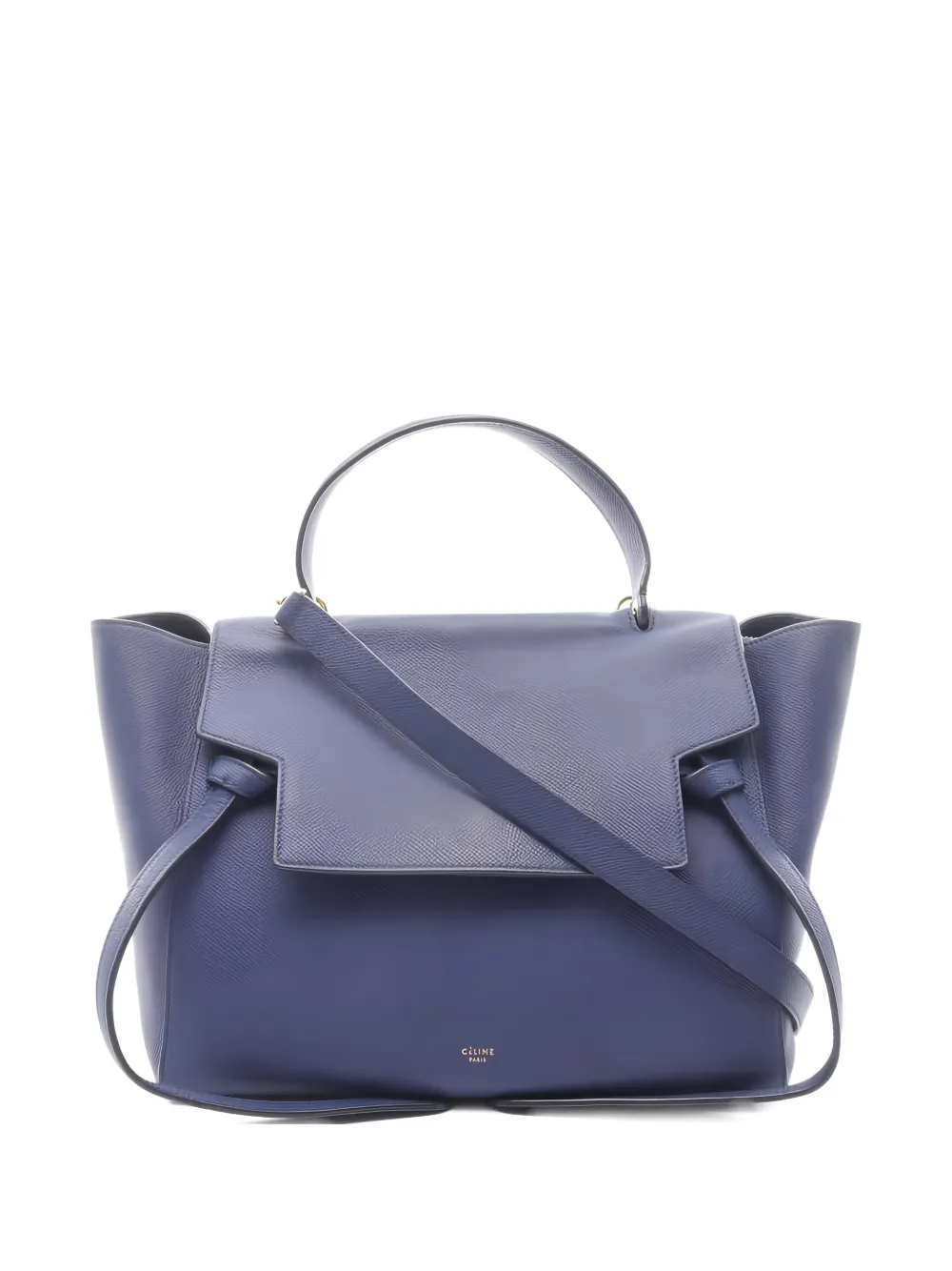 Celine Pre-Owned mini belt leather tote bag - Blu