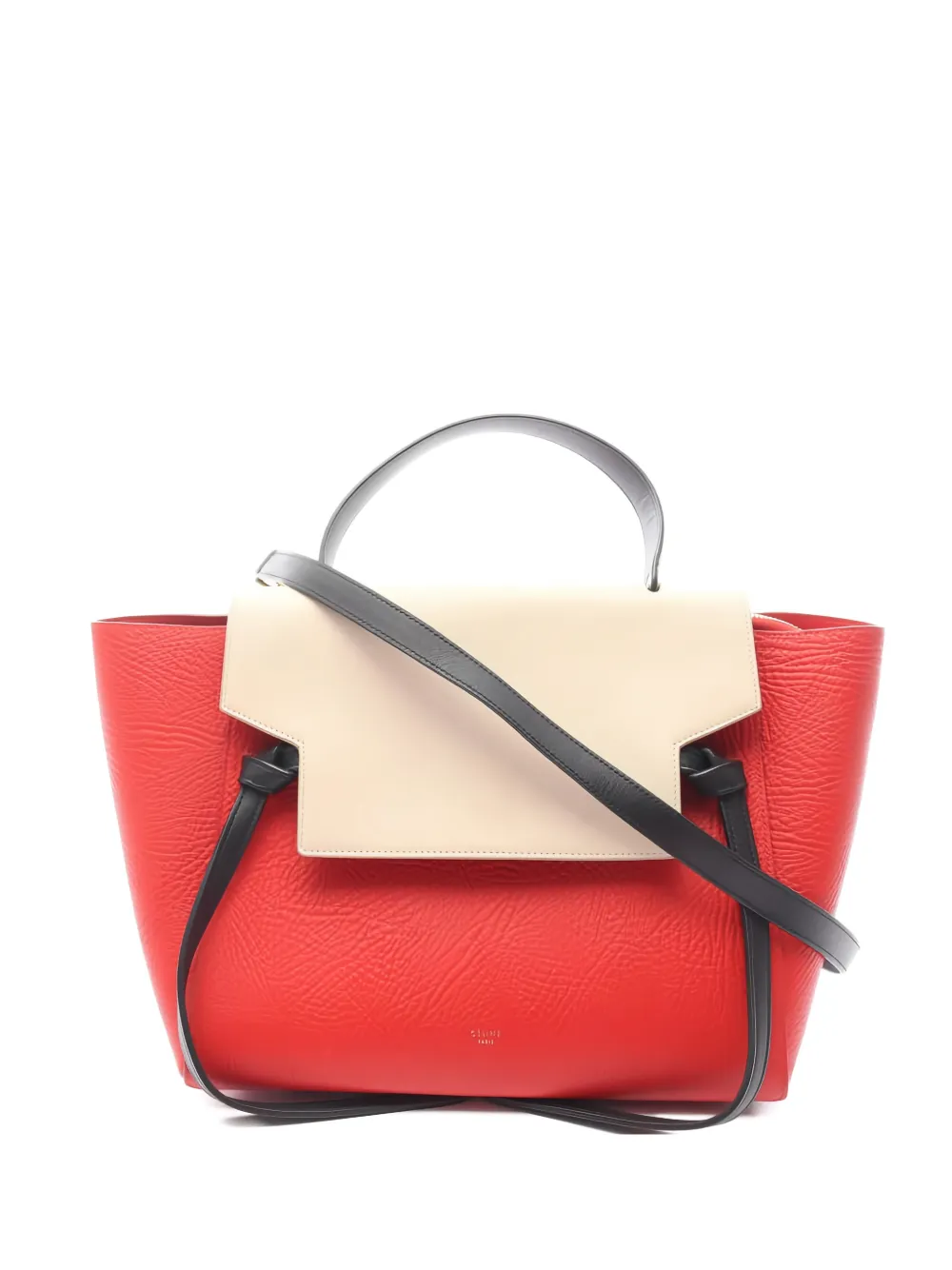 Celine Pre-Owned 2010s mini leather handbag - Rosso