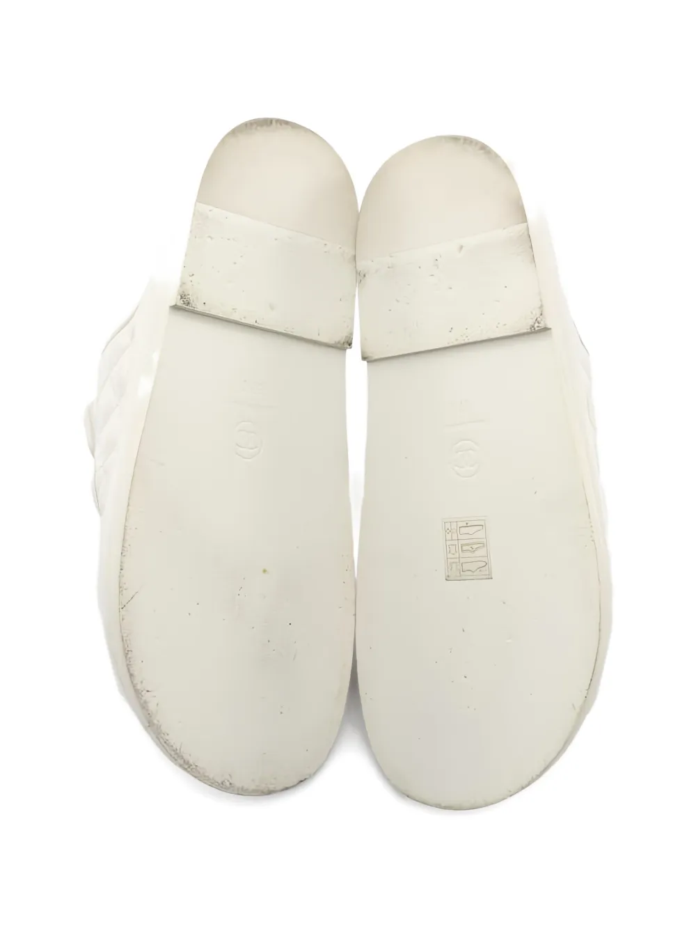 CHANEL Pre-Owned 1986-1988 Coco Mark sandals - Wit