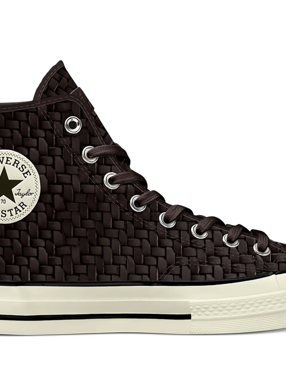 Converse Chuck 70 geweven high-top sneakers Bruin