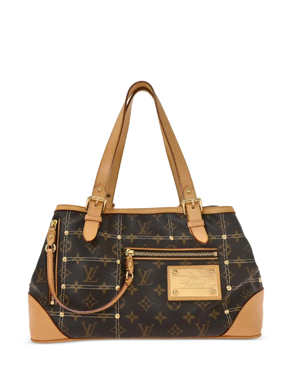 Louis Vuitton Pre-Owned Borsa tote Monogram Riveting 2007 - Marrone