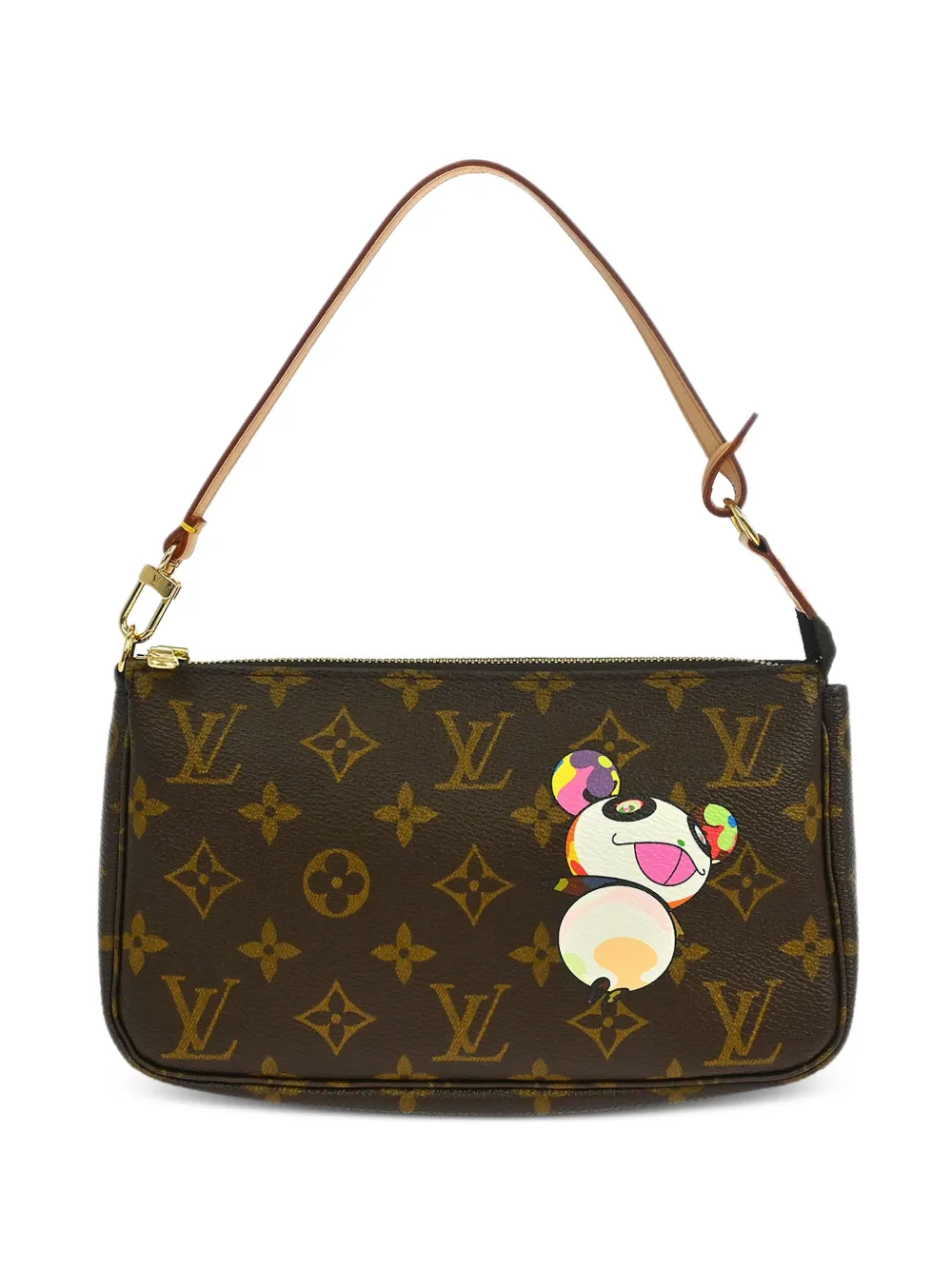 Louis Vuitton Pre-Owned 2004 Panda Schultertasche mit Monogramm - Braun