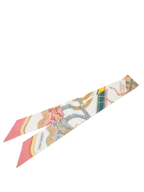 Hermès Pre-Owned 2000-2025 Grand Apparat Silk Twilly Scarf scarves