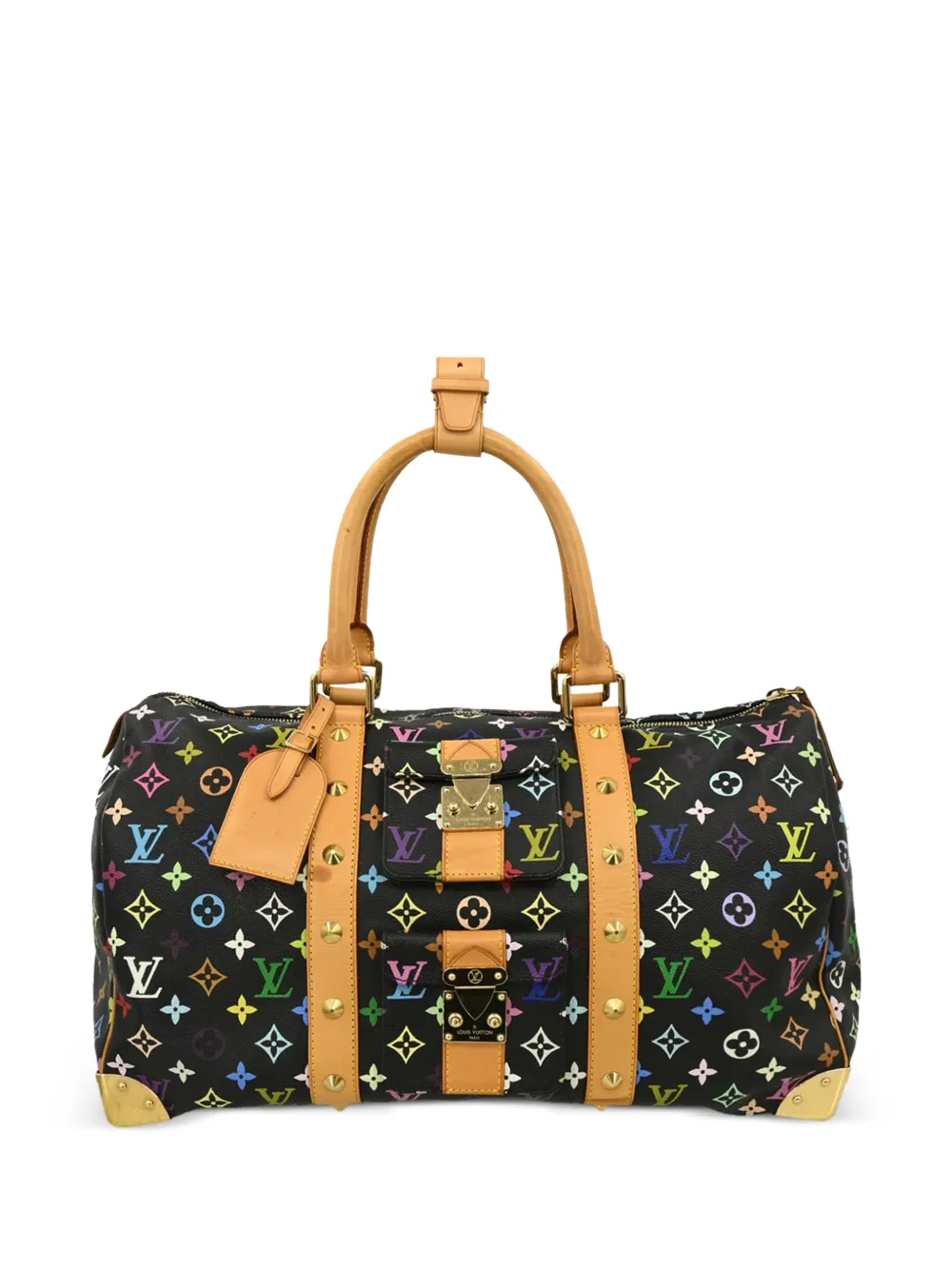 Louis Vuitton Pre-Owned x Takashi Murakami Borsa tote 45 Keepall 2003 - Nero