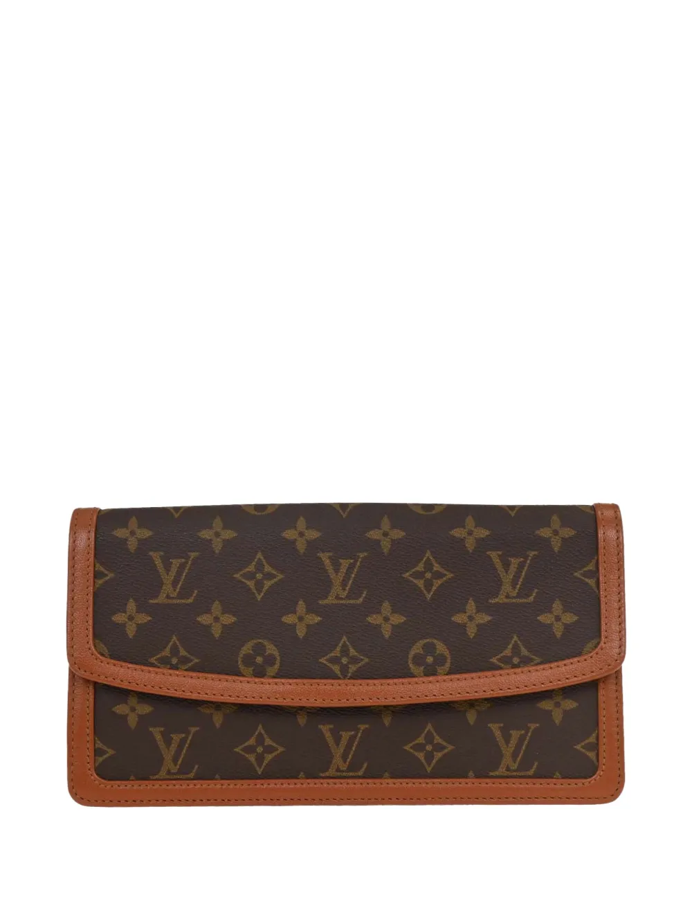 Louis Vuitton Pre-Owned 1990 PM Monogram Pochette Dame Clutch - Braun