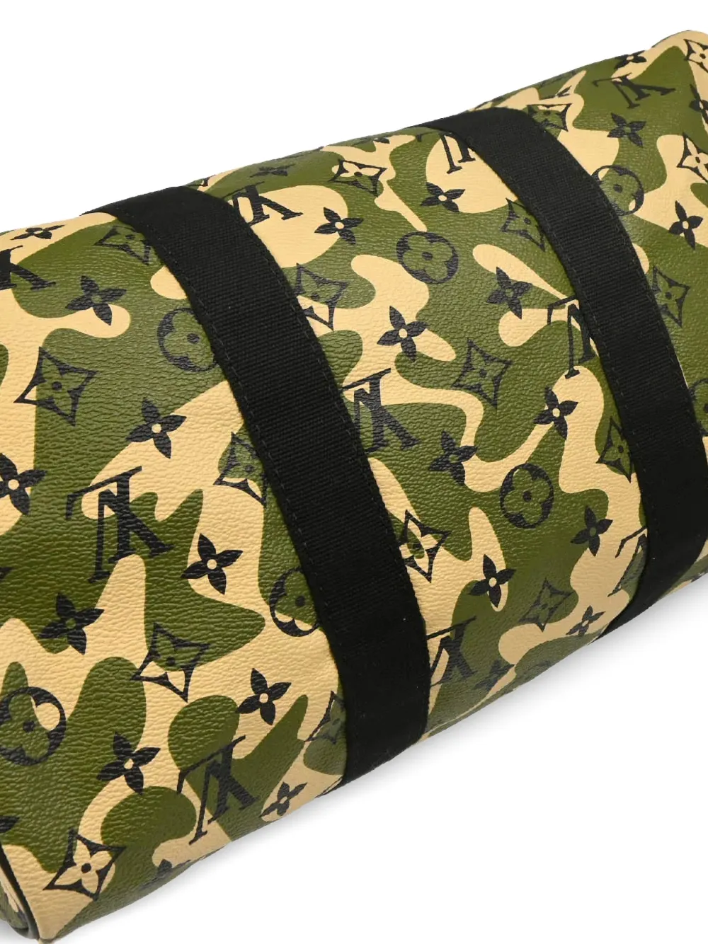 Louis Vuitton Pre-owned 2008 35 Speedy Camouflage Tote Bag in Green, view 4