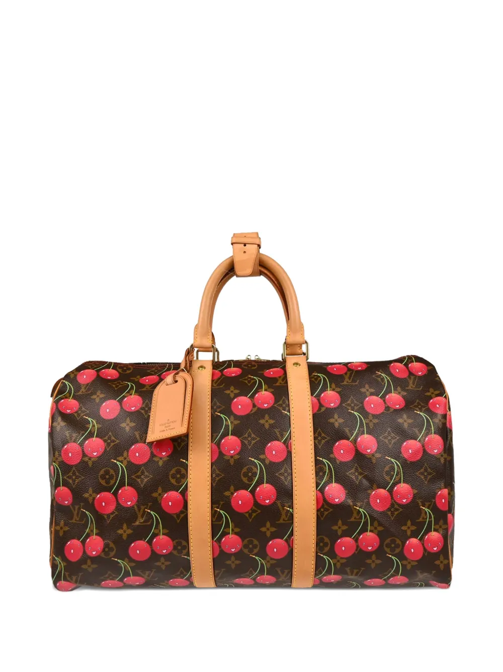 Louis Vuitton Pre-Owned x Takashi Murakami Borsone Keepall 45 2005 - Marrone