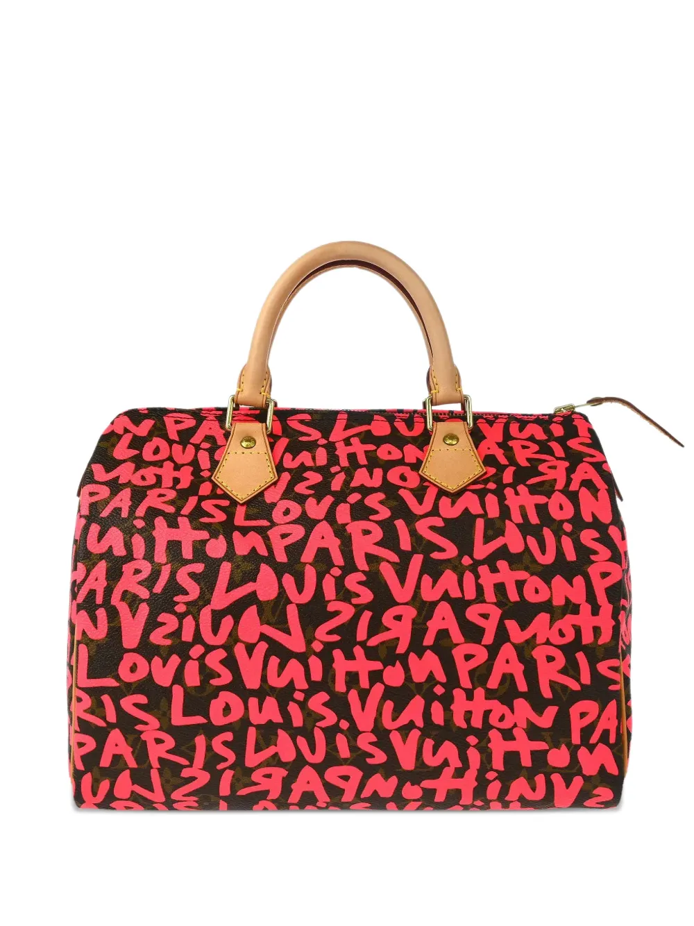 Louis Vuitton Pre-Owned x Stephen Sprouse 2008 Speedy 30 Graffiti-Handtasche mit Monogramm - Schwarz