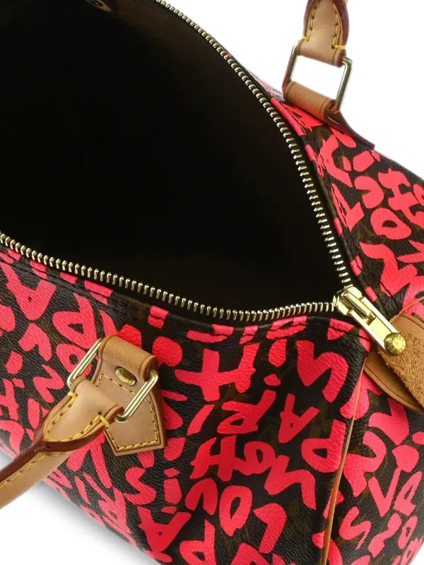 Louis Vuitton Pre-Owned x Stephen Sprouse 2008 Speedy 30 Monogram