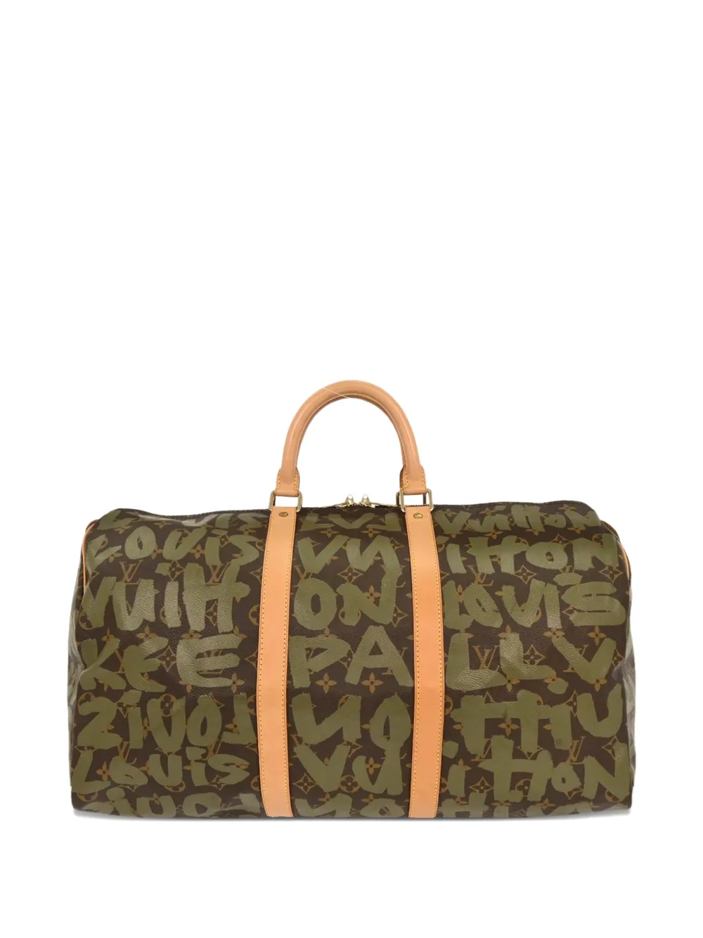 Louis Vuitton Pre-Owned x Stephen Sprouse 2001 Keepall Reisetasche mit Graffiti-Monogramm 50cm - Braun