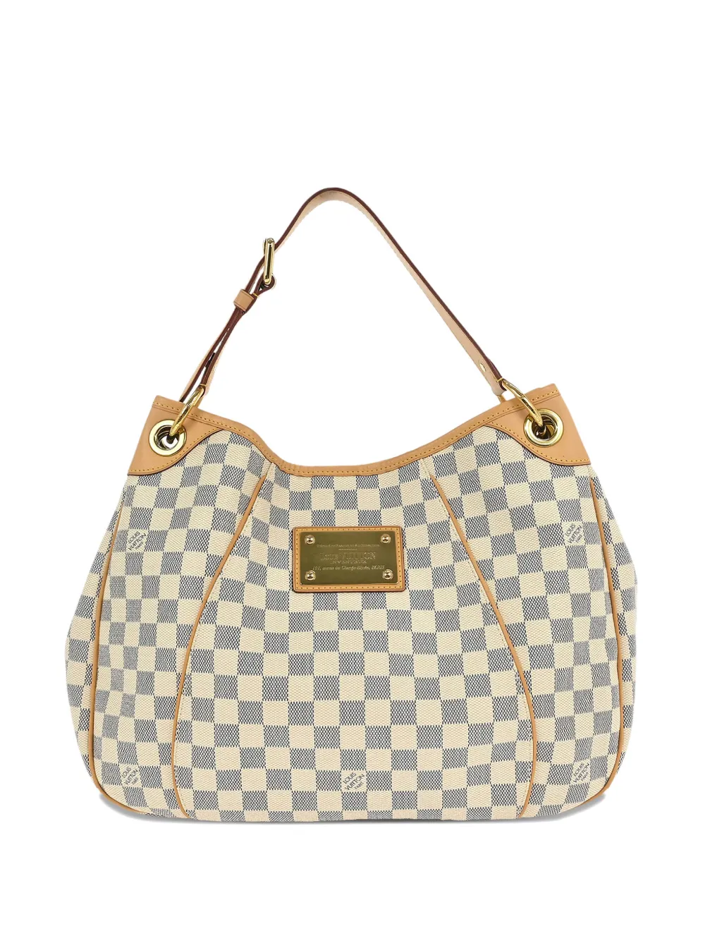 Louis Vuitton Pre-Owned Borsa a spalla Galliera Damier Azur PM 2008 - Bianco