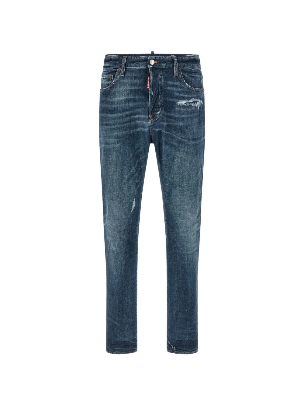 DSQUARED2 stonewashed-effect straight jeans - Blu