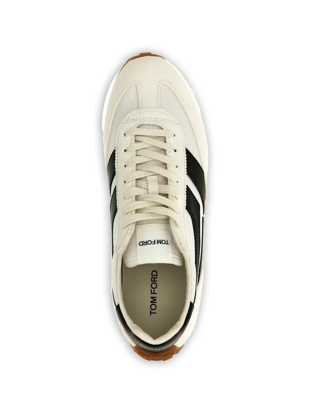 TOM FORD Leren sneakers Beige