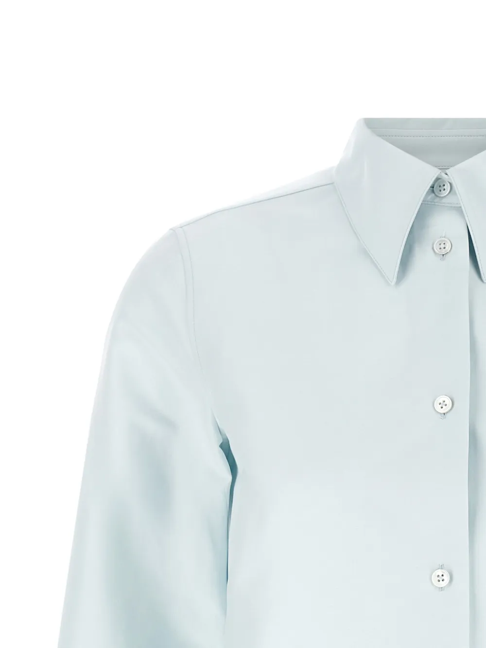 Jil Sander Blouse met puntkraag Blauw