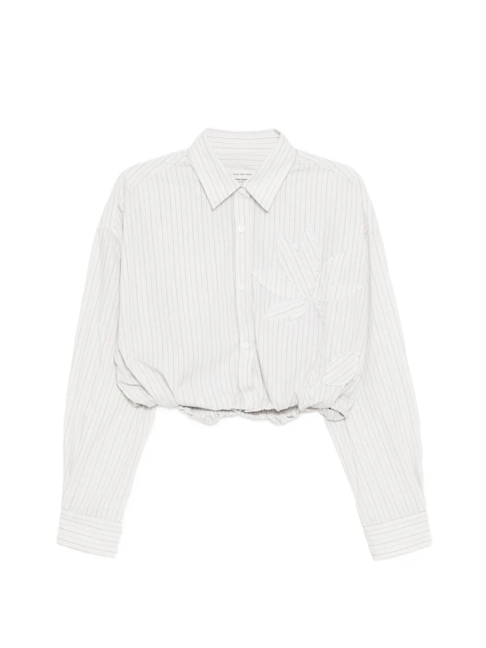 Feng Chen Wang striped shirt - Bianco