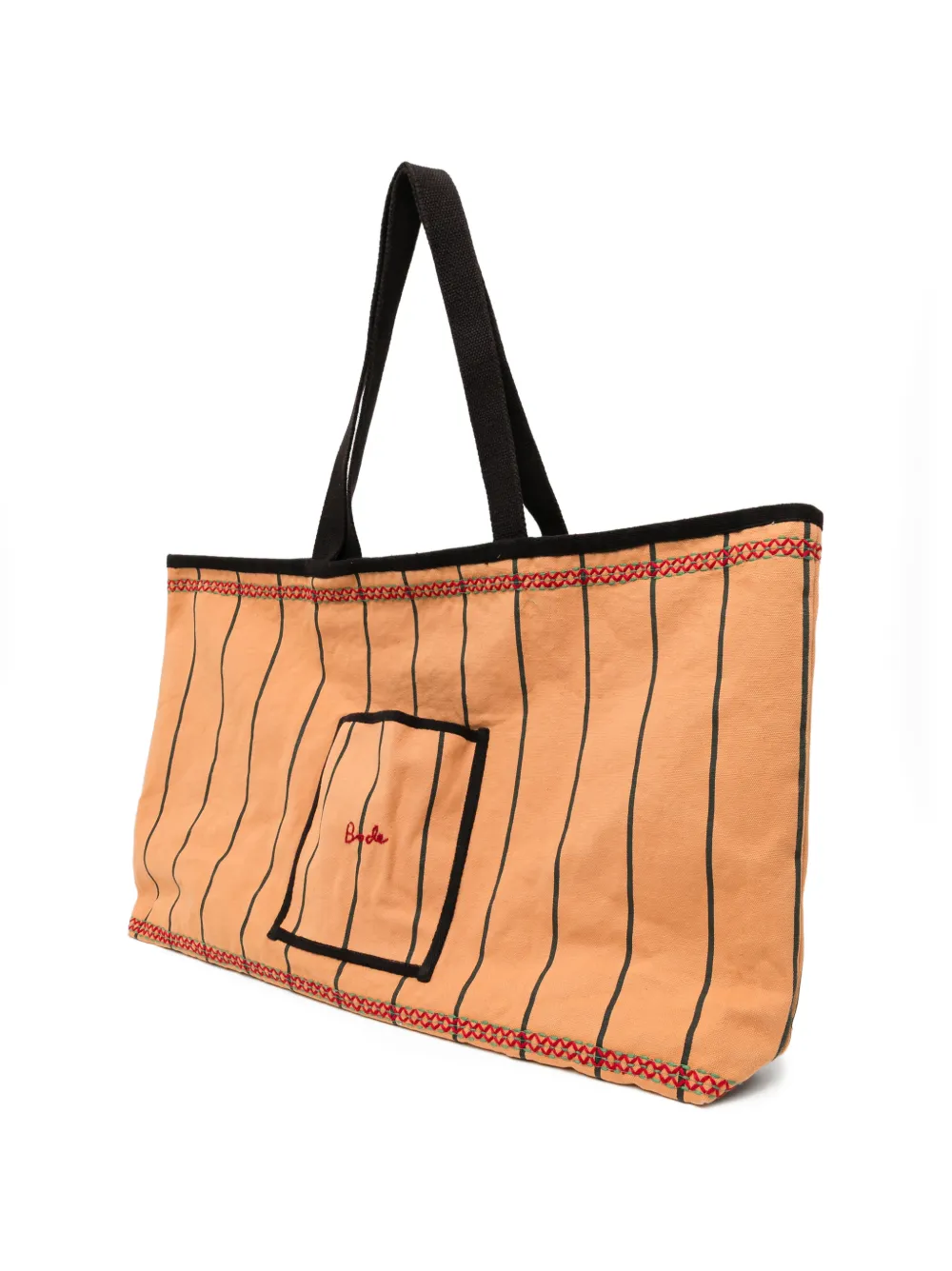  Bode Large Cockatoo Tote Bag - Orange 
