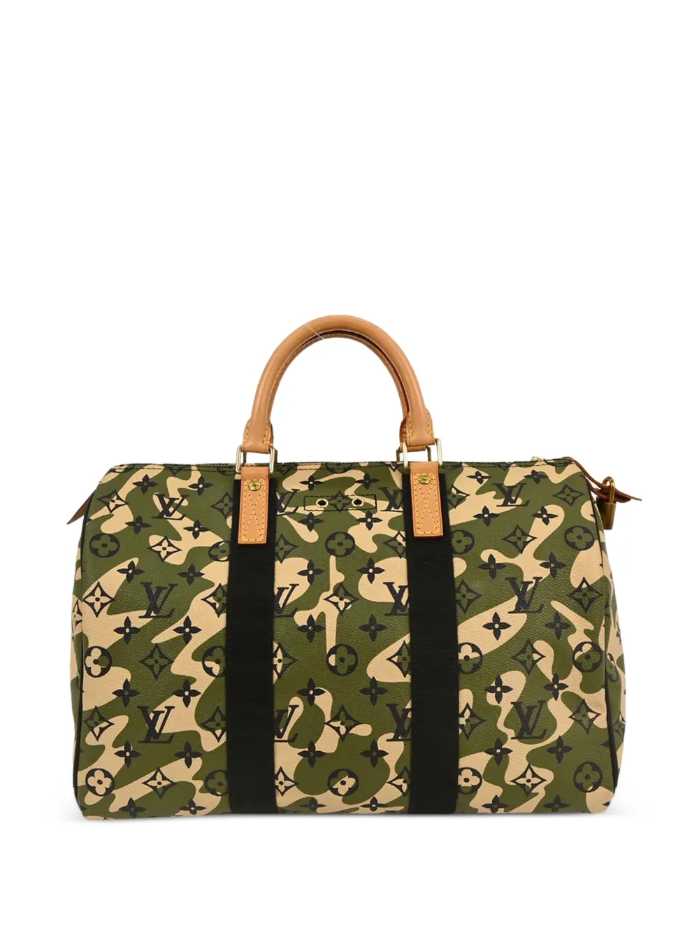 Louis Vuitton Pre-Owned Borsa tote 35 Speedy con stampa camouflage 2008 - Verde