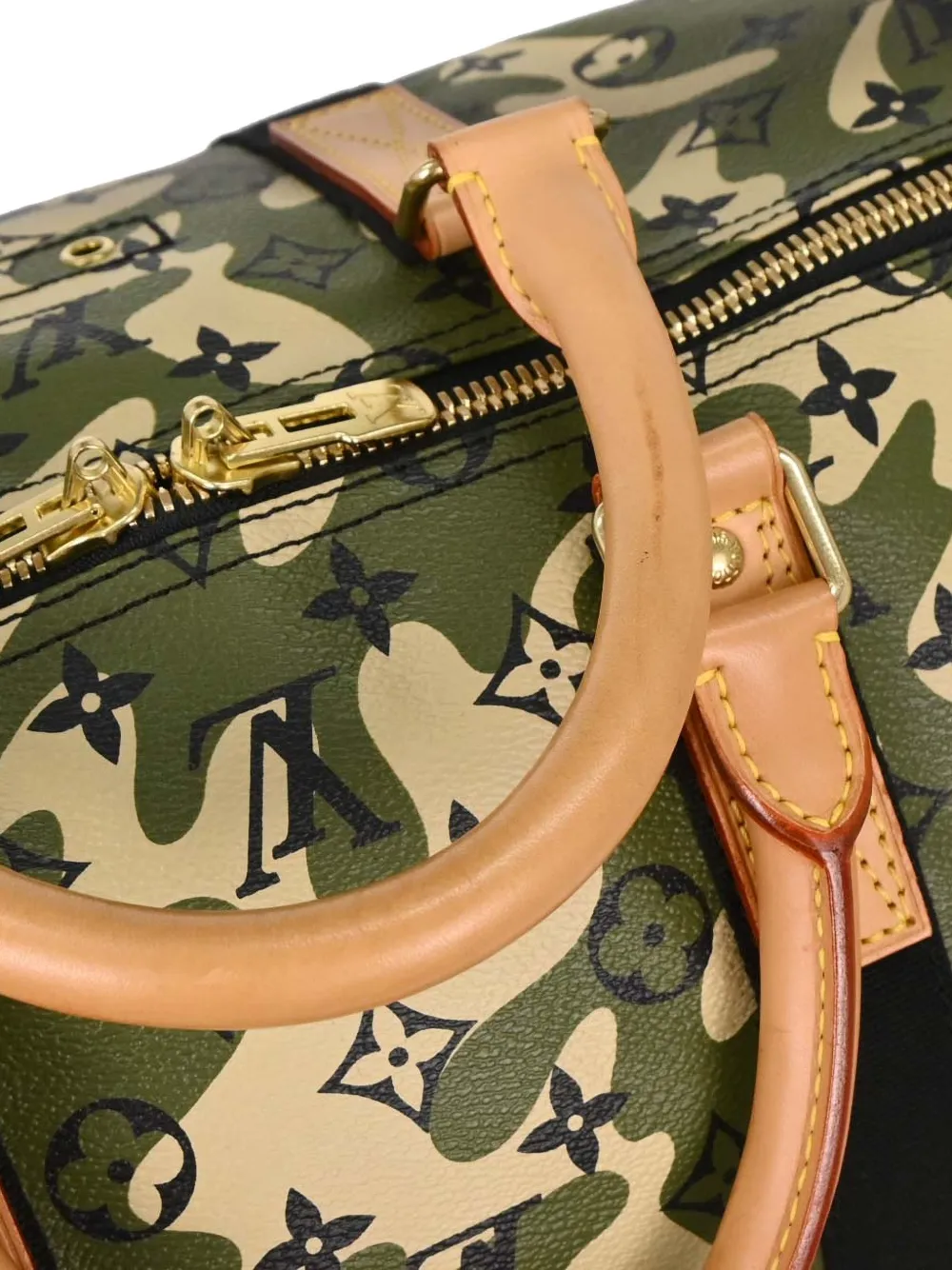 Louis Vuitton Pre-Owned 2008 55 Keepall Bandouliere shopper Groen