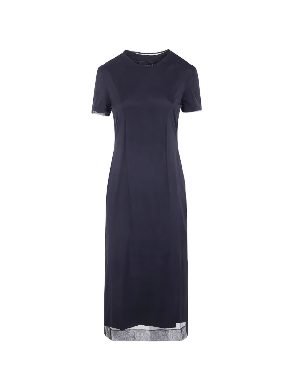 Simone Rocha Sheer-panel Dress in Blue