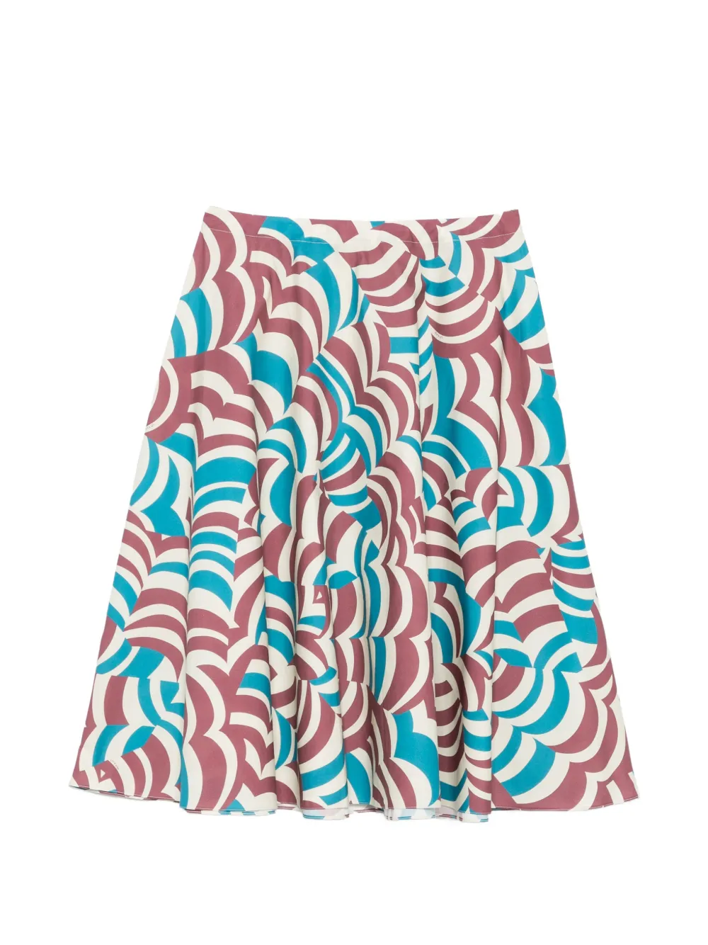 Marni printed midi skirt - Toni neutri