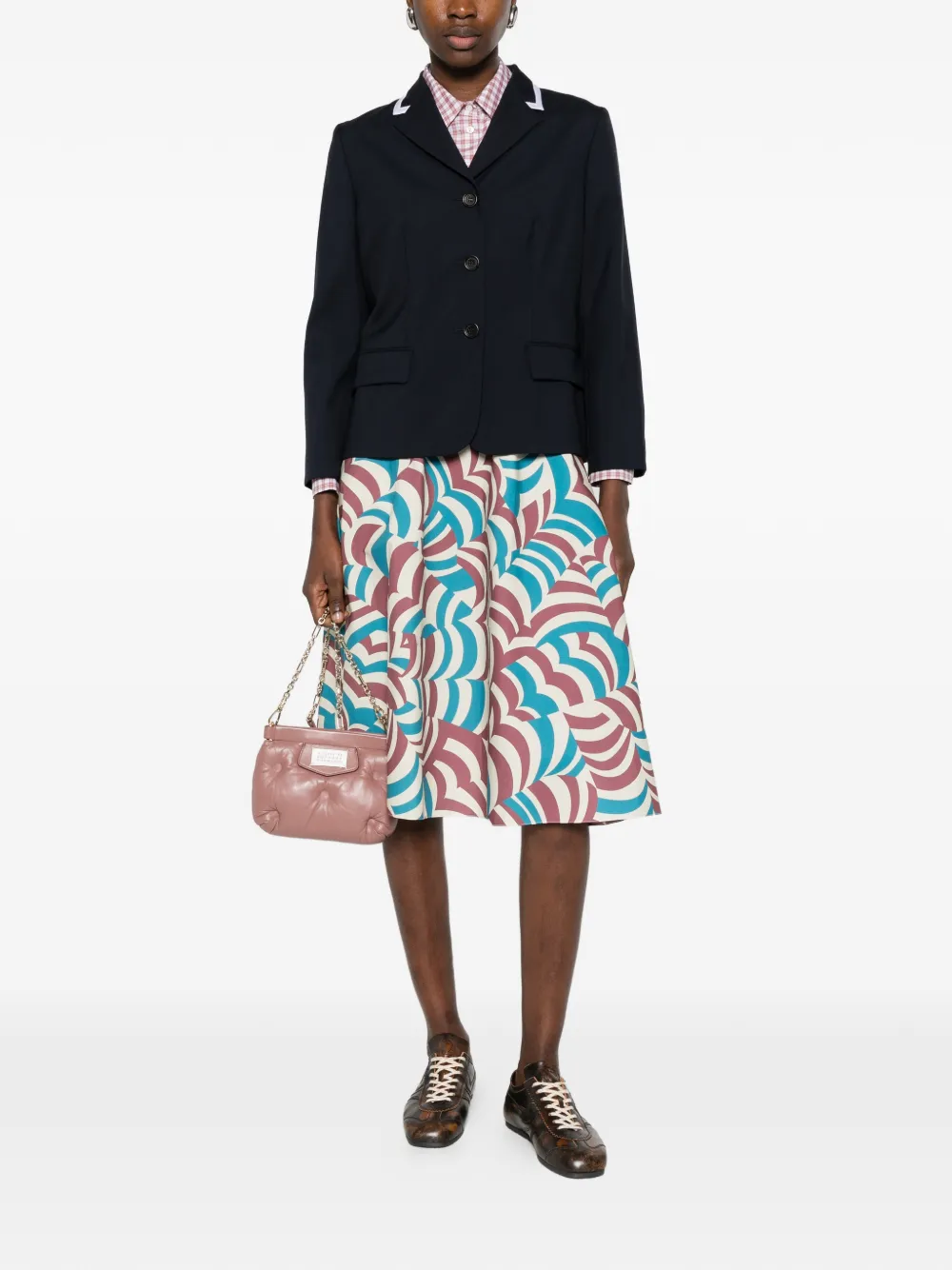  Marni Printed Midi Skirt - Neutrals 