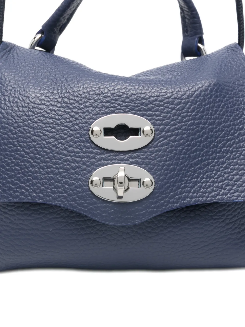 Zanellato Super Baby Postina schoudertas met handgreep Blauw