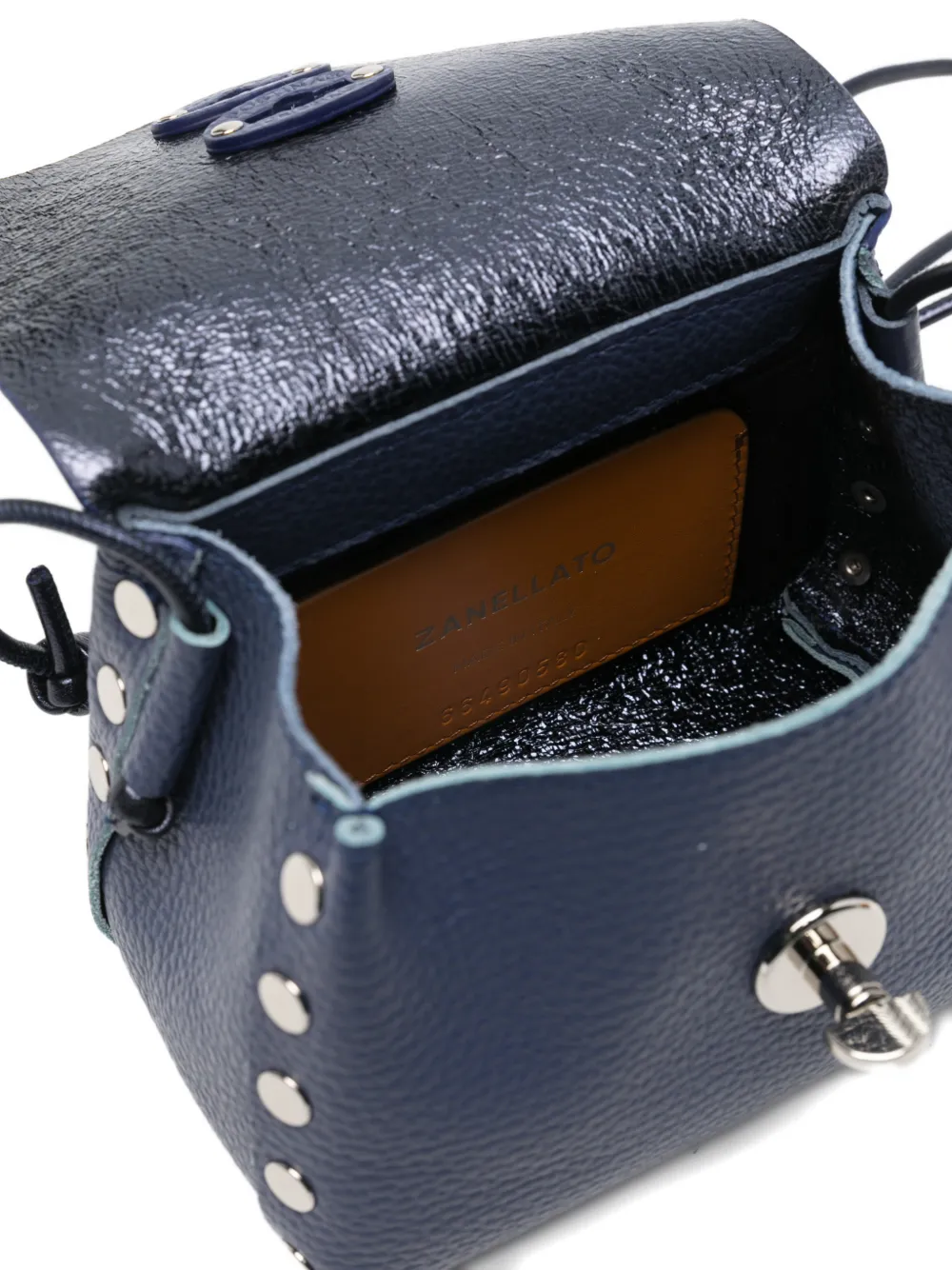 Zanellato Super Baby Postina schoudertas met handgreep Blauw