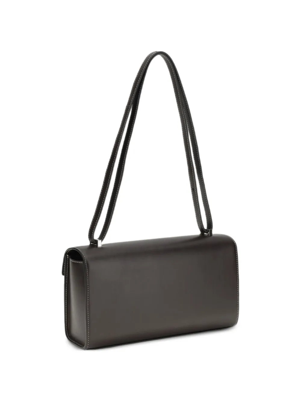  Savette Shoulder Calf Leather Bag - Brown 