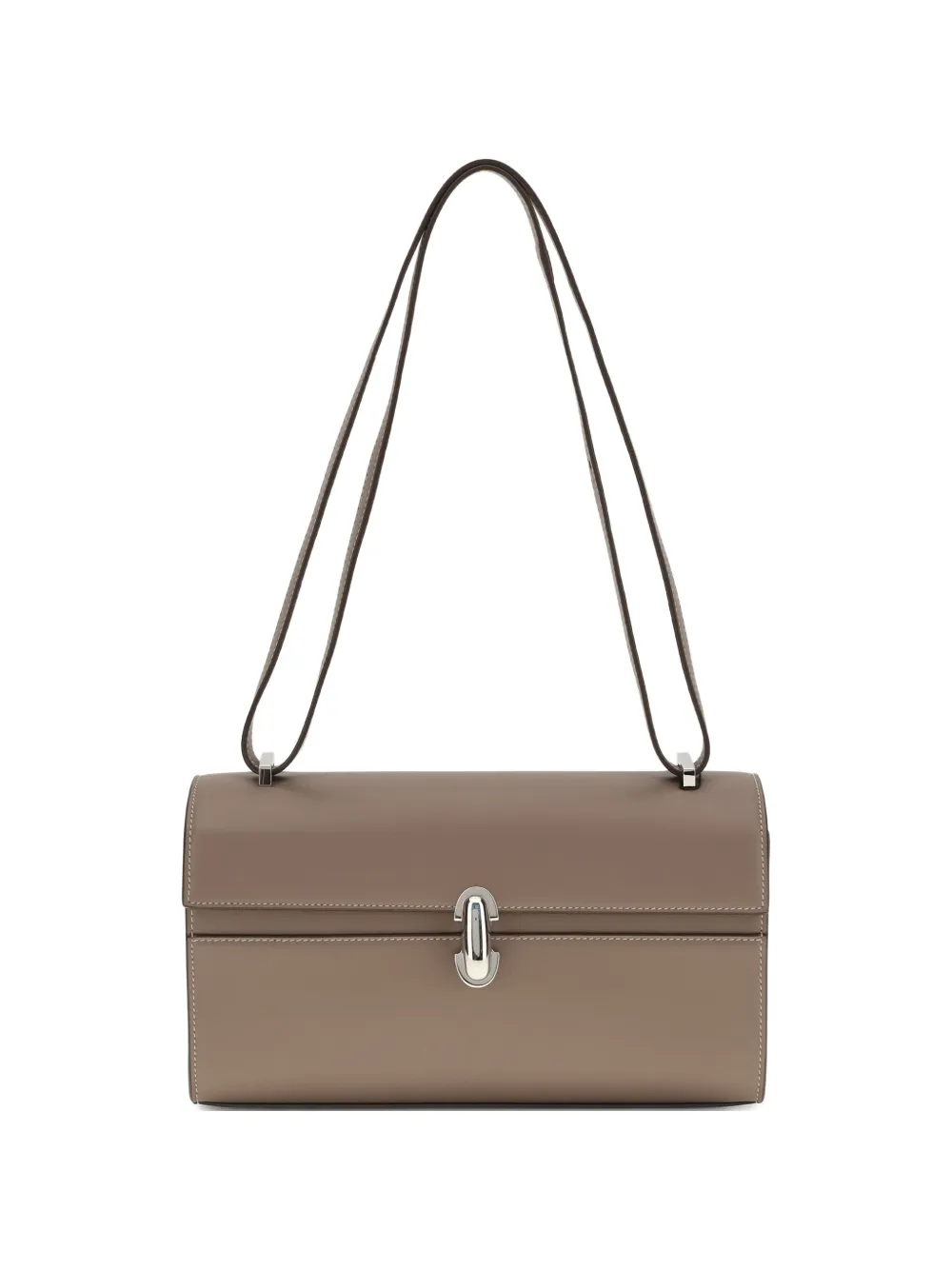 Savette Symmetry leather shoulder bag - Toni neutri