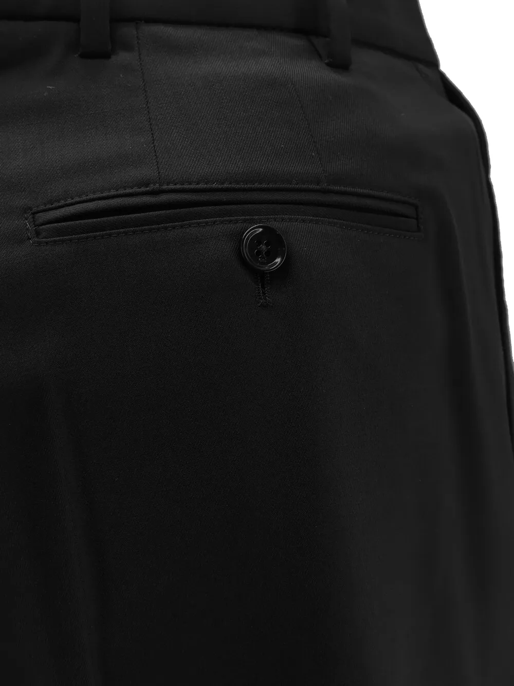 AMI Paris Geplooide shorts Zwart
