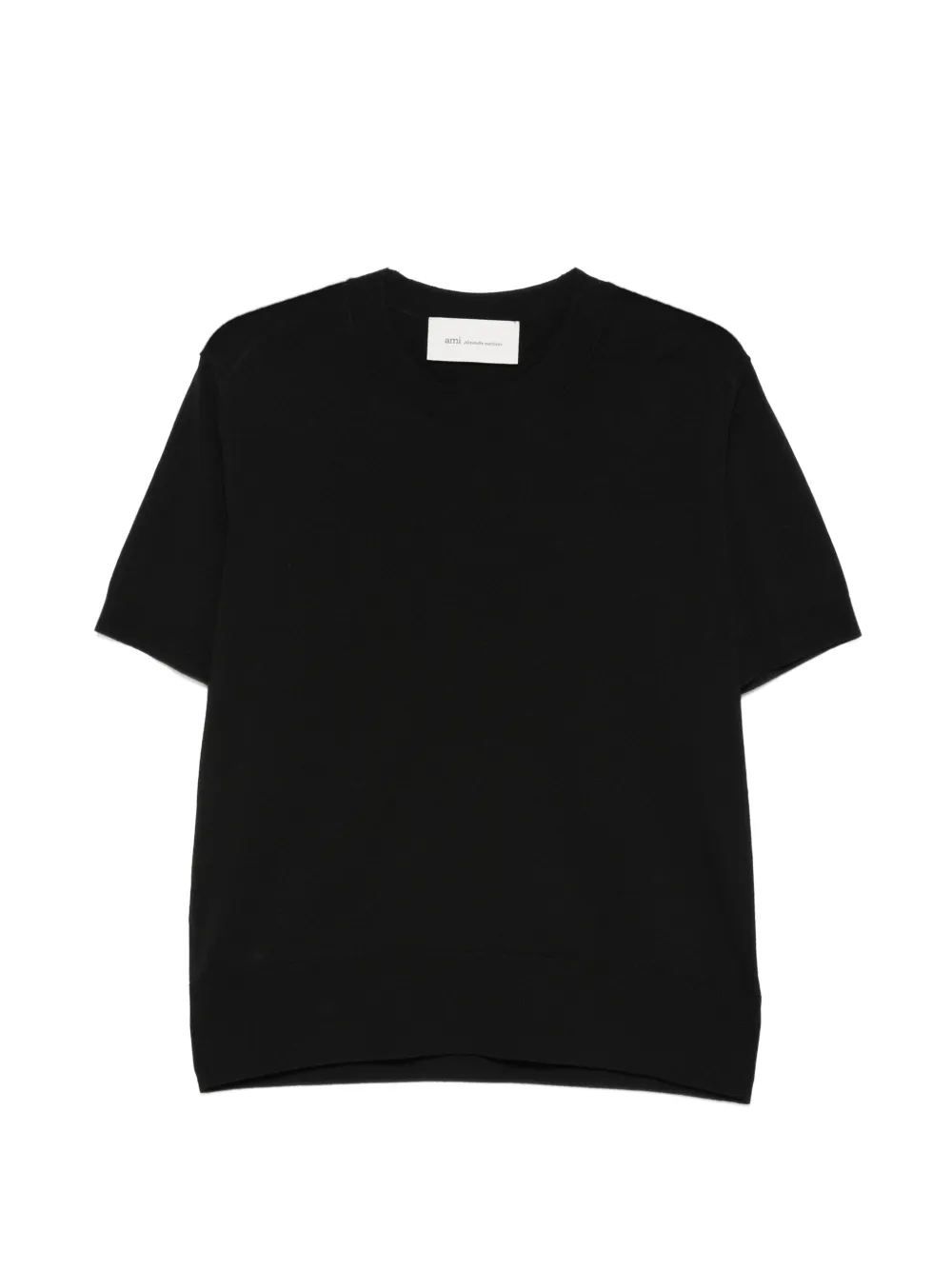 AMI Paris 니트 티셔츠 | 블랙 | Image 1