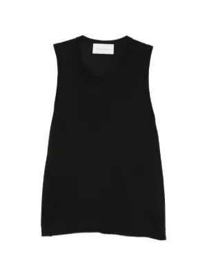 LEMAIRE ラウンドネック タンクトップ | ブラック | FARFETCH JP