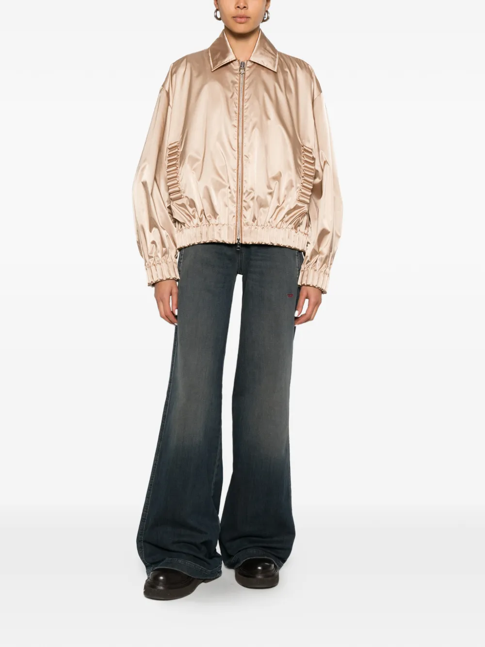 RAXXY satin bomber jacket - Oro