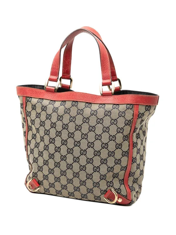 Gucci Pre-Owned 2000-2015 GGキャンバス アビー Dリング トートバッグ