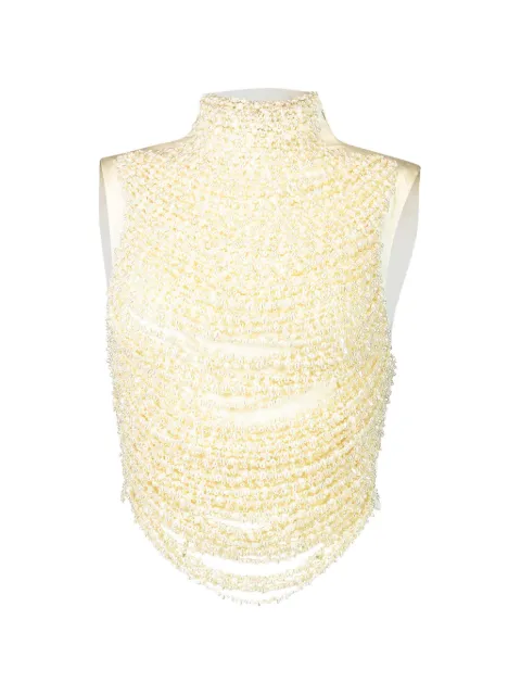 Cult Gaia Taraji beaded top