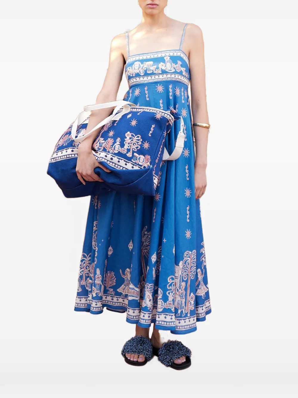  Alemais Acacia Tote Bag - Blue 