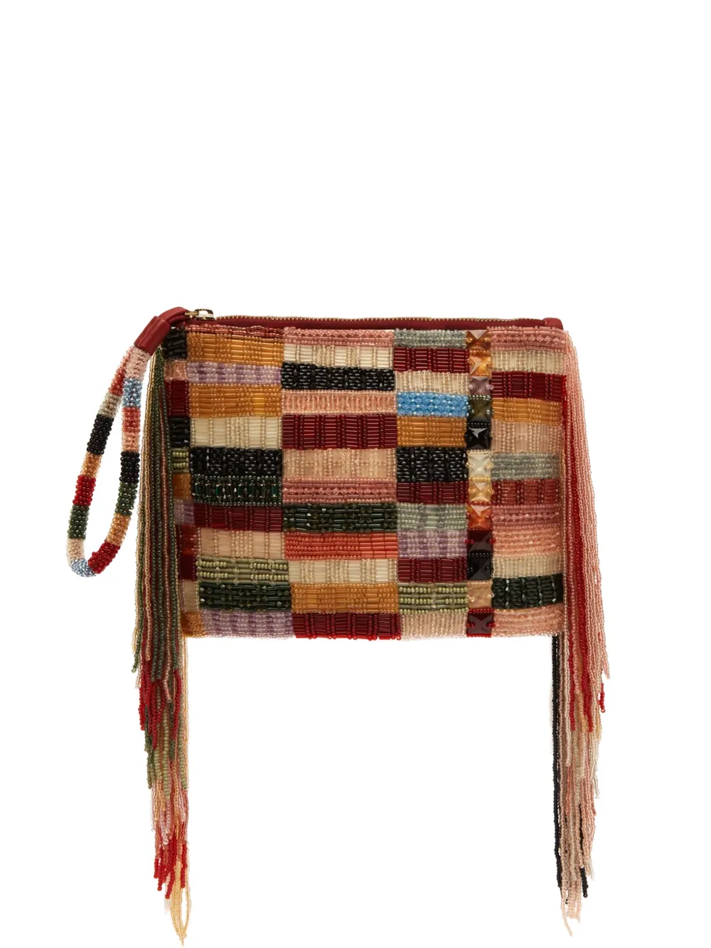 ALEMAIS Marjorelle clutch bag - Marrone