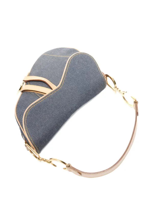 Dior バタフライ デニム サドルバッグ 2002年 Dior Butterfly Denim Saddlebag 2002 Fashion Accessories collection