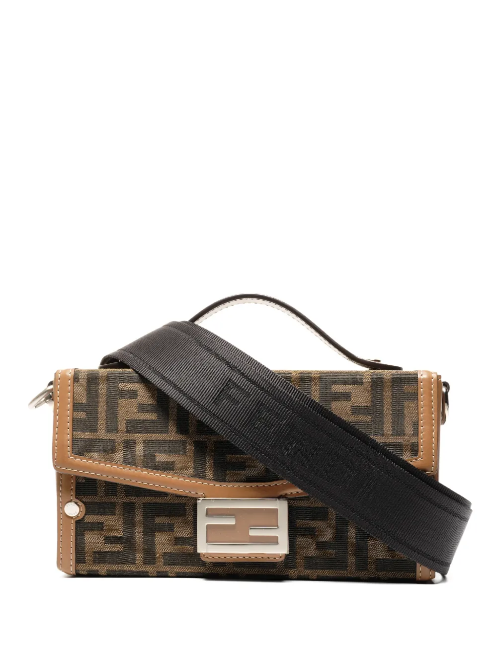 Fendi Pre-Owned 2020-2025 Zucca trunk cross-body bag – Brown