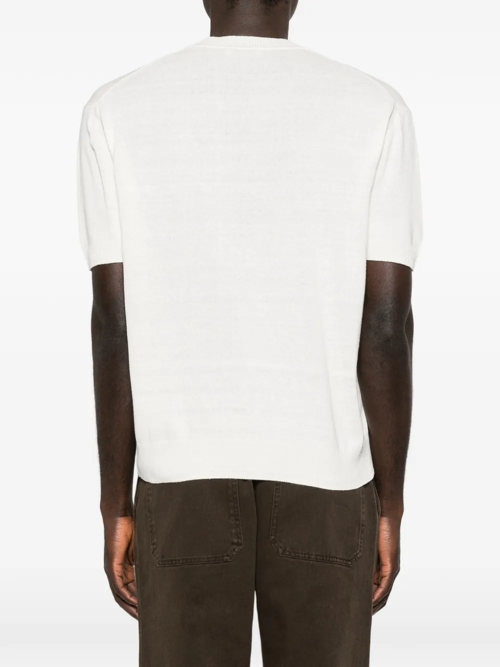 Paolo Pecora T-shirt met korte mouwen Beige