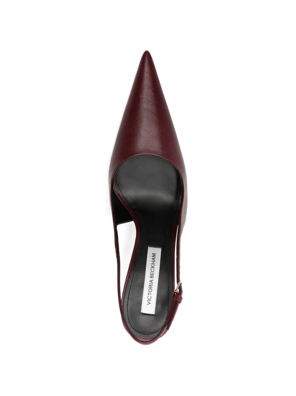 Victoria Beckham Slingback pumps met puntige neus Rood
