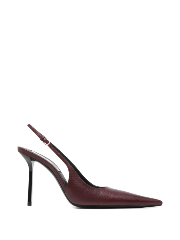 Victoria Beckham Pointed Slingback Pumps in Red