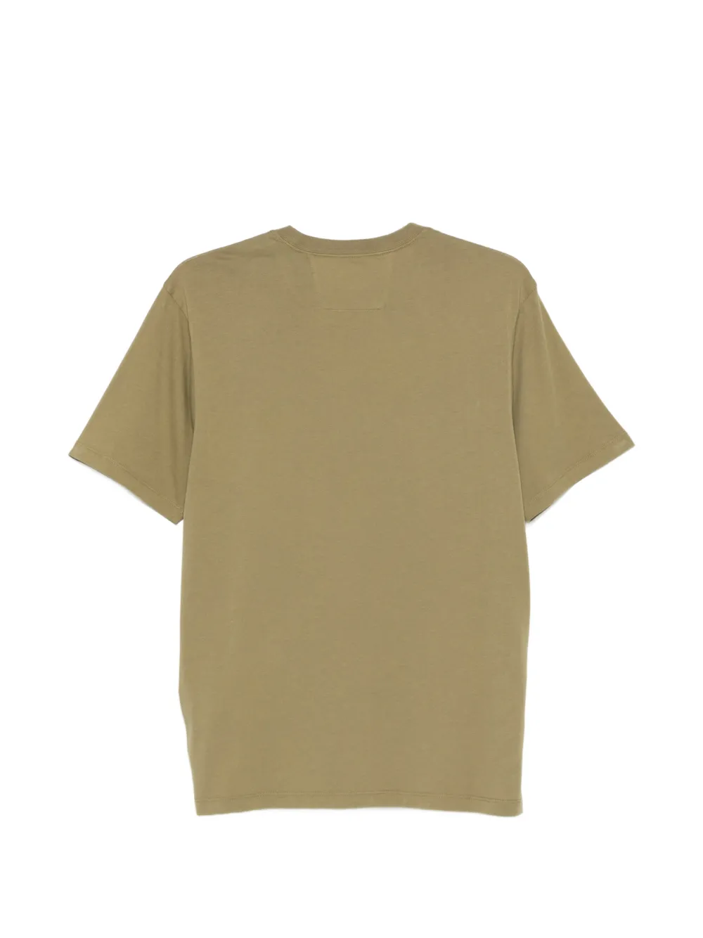 C.P. Company 30 1 jersey T-shirt met logo-patch en korte mouwen Groen