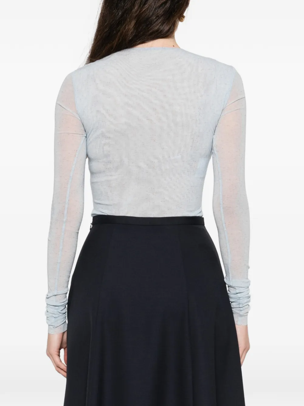 Alberta Ferretti Romper met lange mouwen Blauw