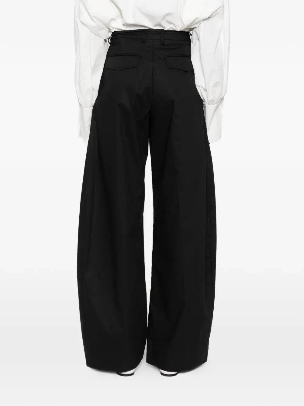 THELATEST Billie geplooide broek Zwart