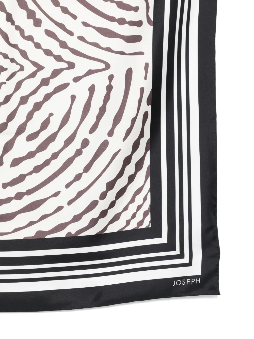  Joseph Large Saff Silk Scarf - White 