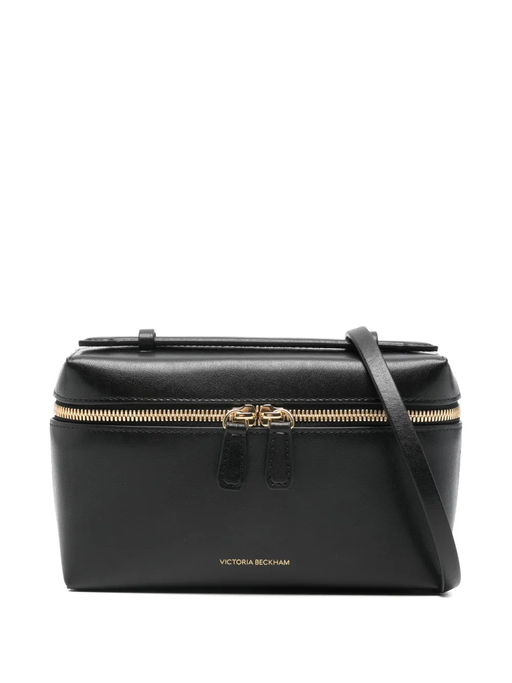 Victoria Beckham top-handle leather cross body bag - Nero