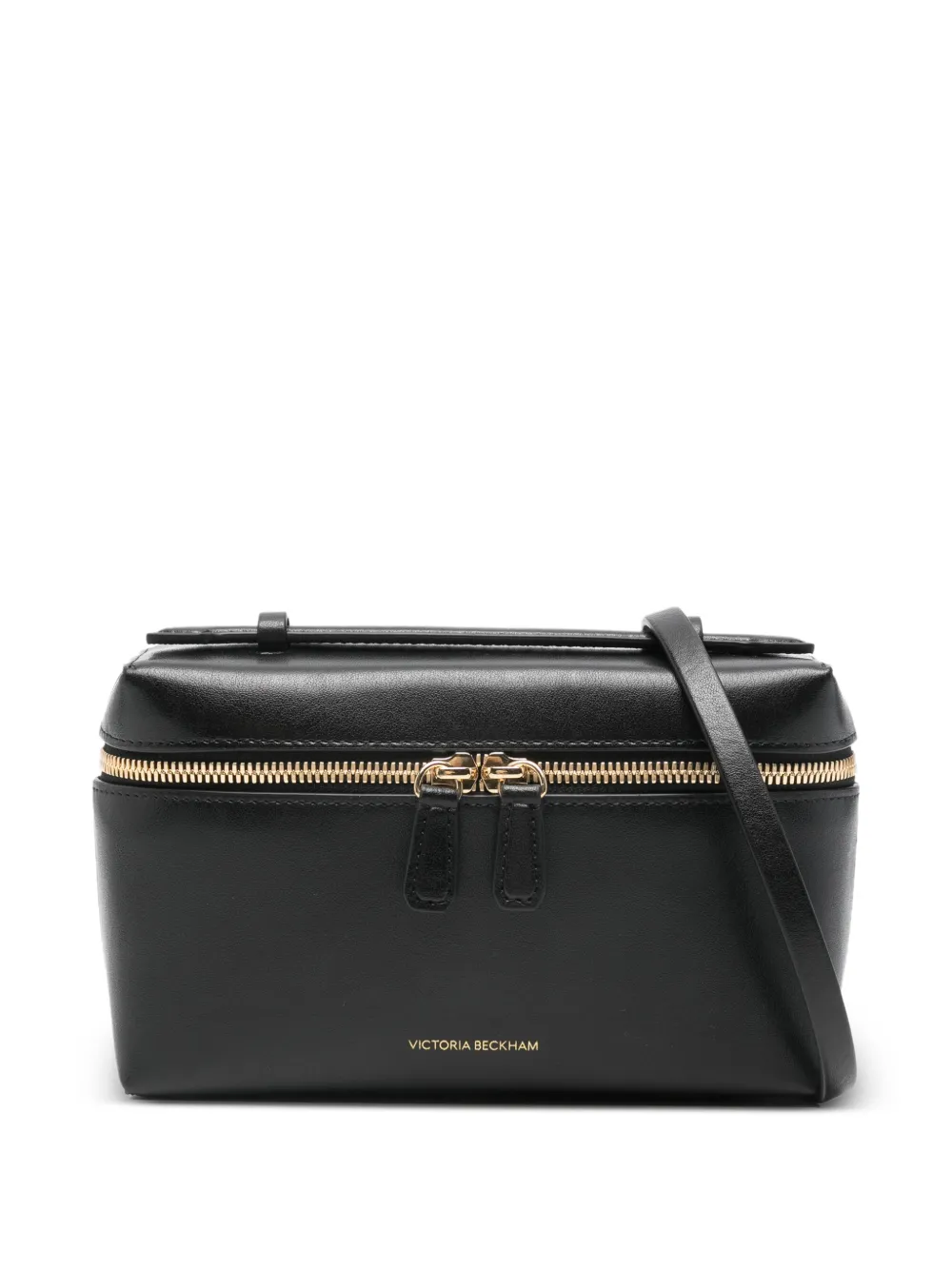 Victoria Beckham top-handle leather cross body bag - Nero
